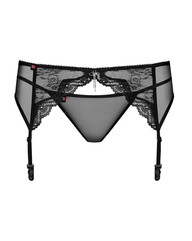 Charms garter belt & thong