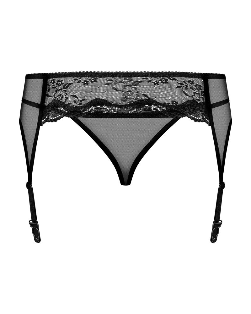 Charms garter belt & thong