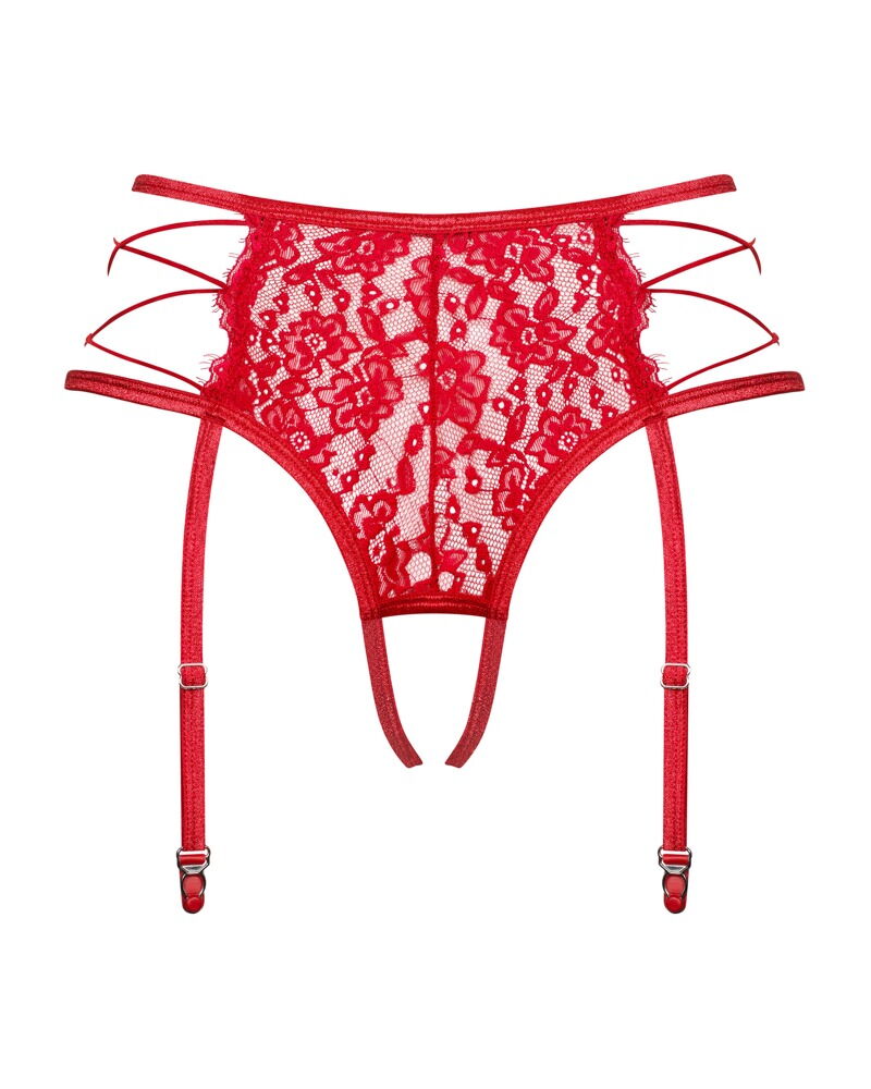 Iosa crotchless garter belt