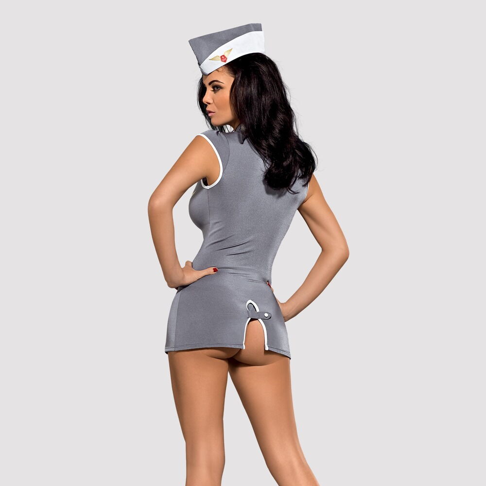 Stewardess 3-pcs costume