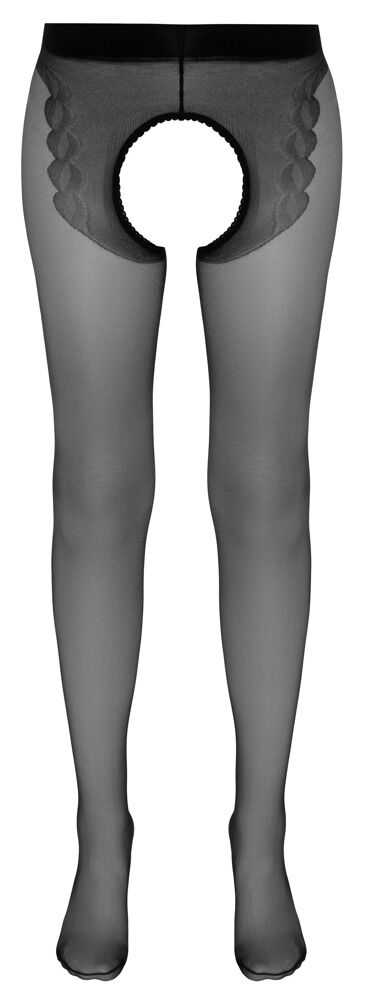 Crotchless Tights, with decorative seam