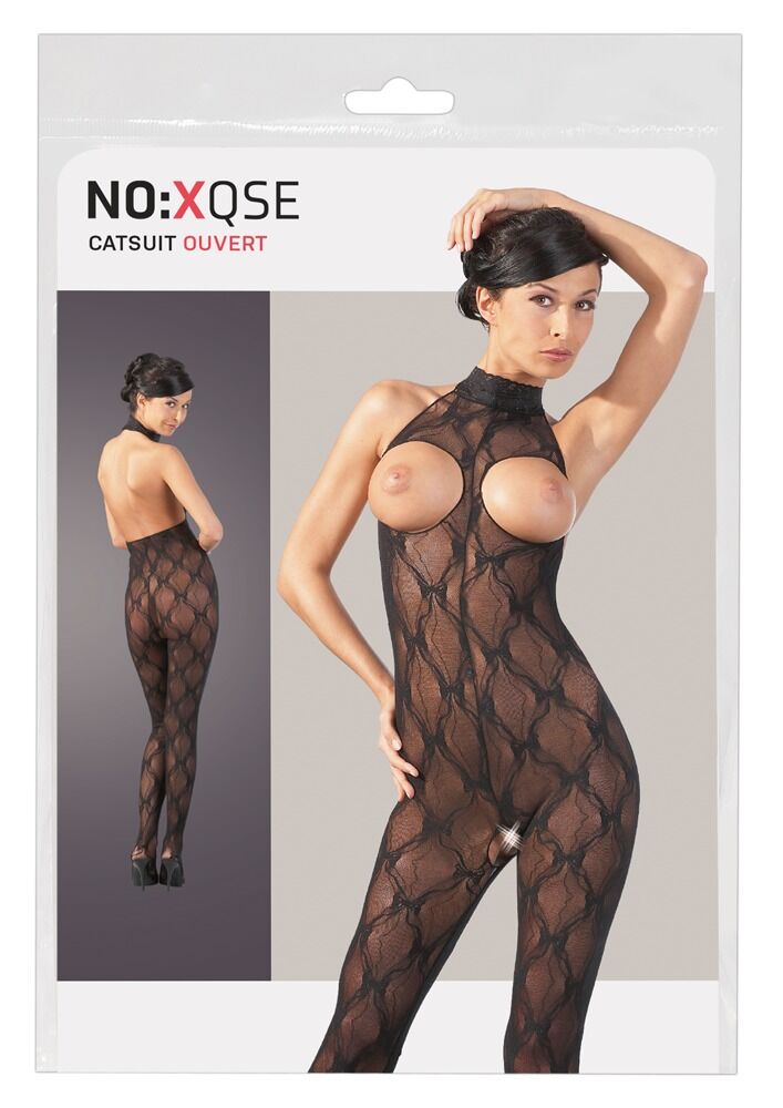 Catsuit di pizzo ouvert