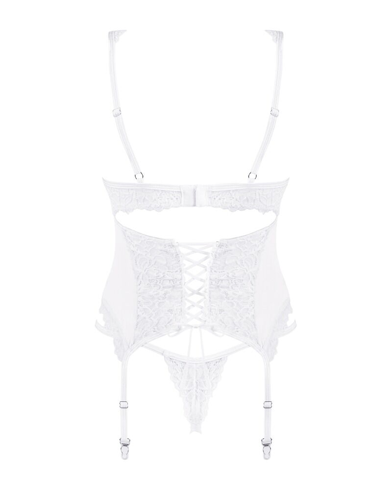 Amor Blanco underwire corset & thong