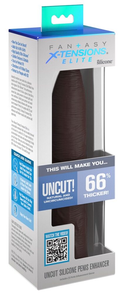 Uncut Silicone Penis Enhancer