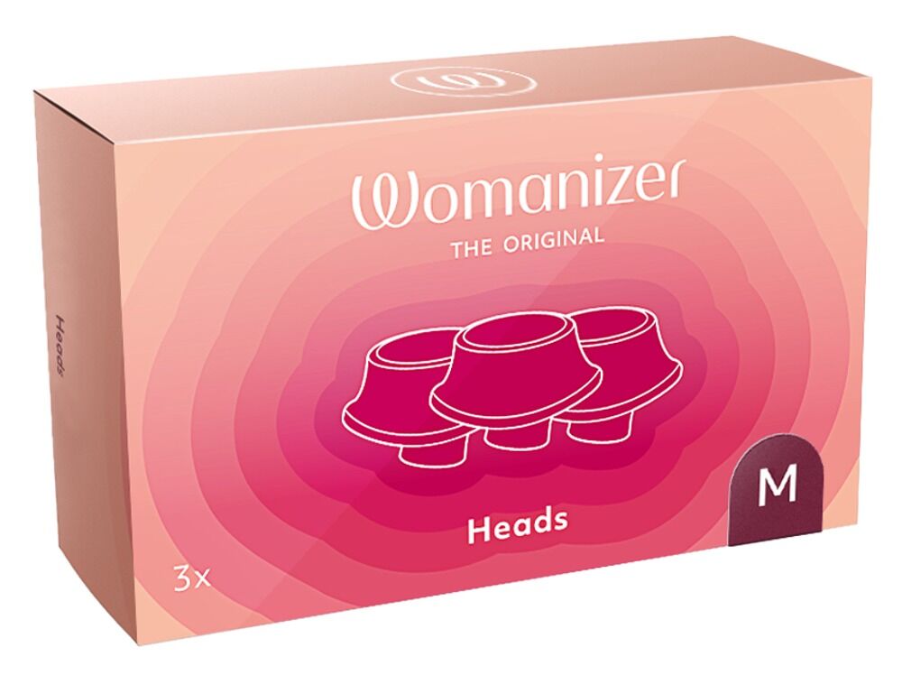 Womanizer Heads 3er Bordeaux