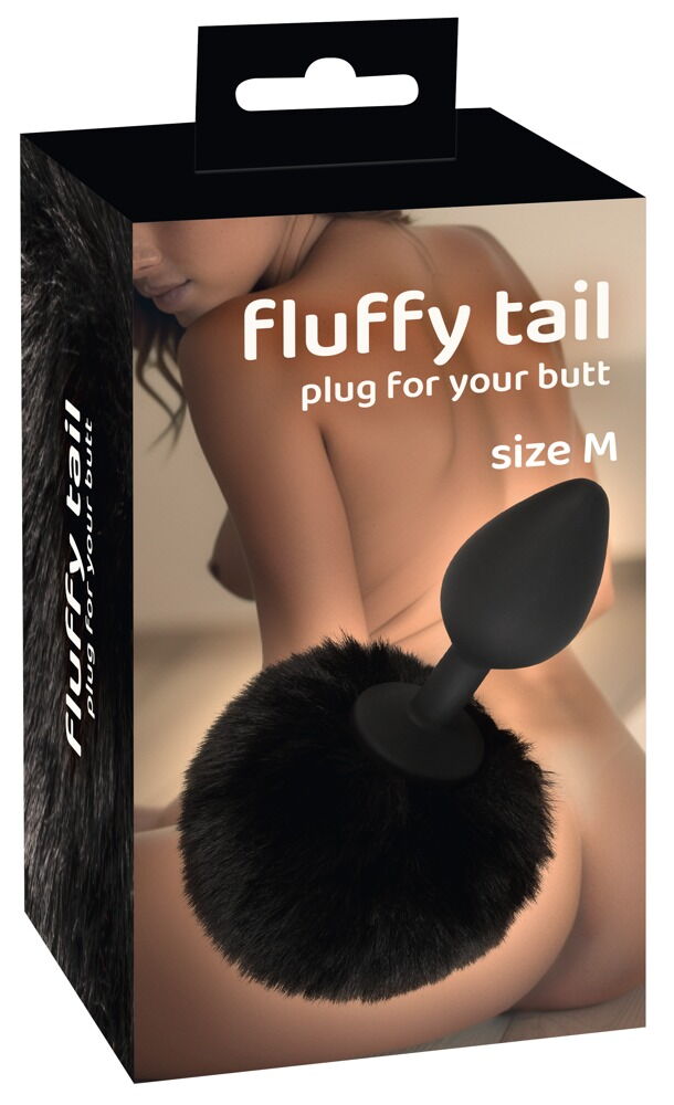 fluffy tail size M