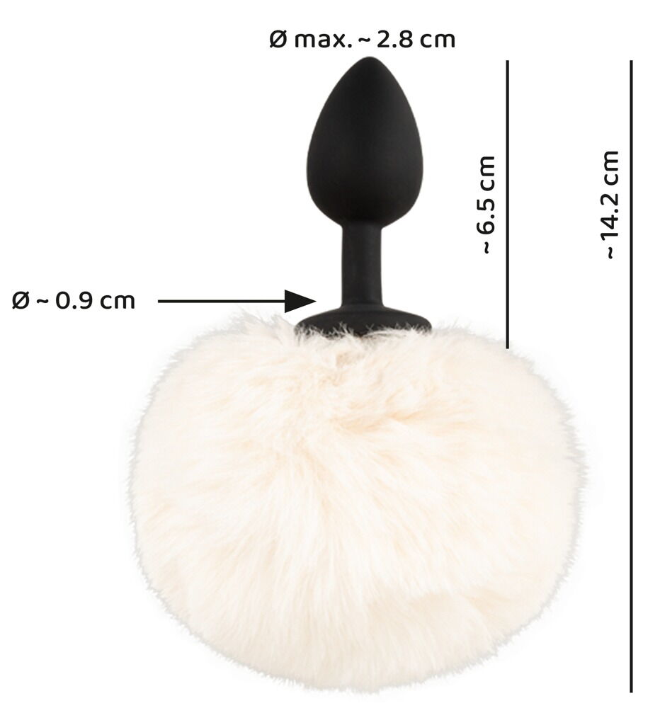 fluffy tail size S