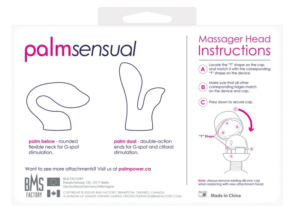 Duo déléments « Palm Sensual »