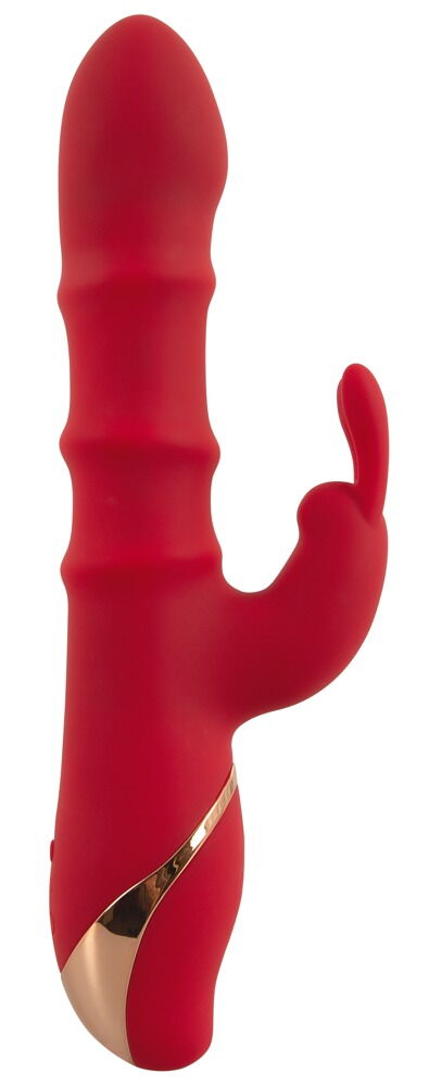 Rabbit Vibrator with 3 Moving Rings