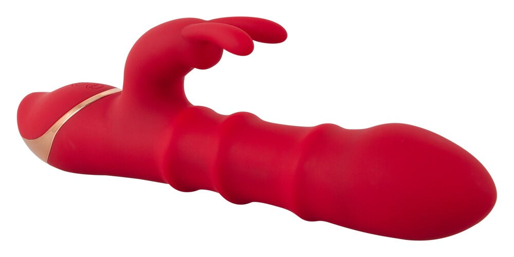 Rabbit Vibrator with 3 Moving Rings