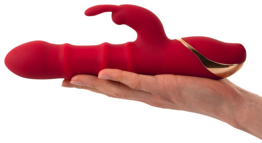 Rabbit Vibrator with 3 Moving Rings