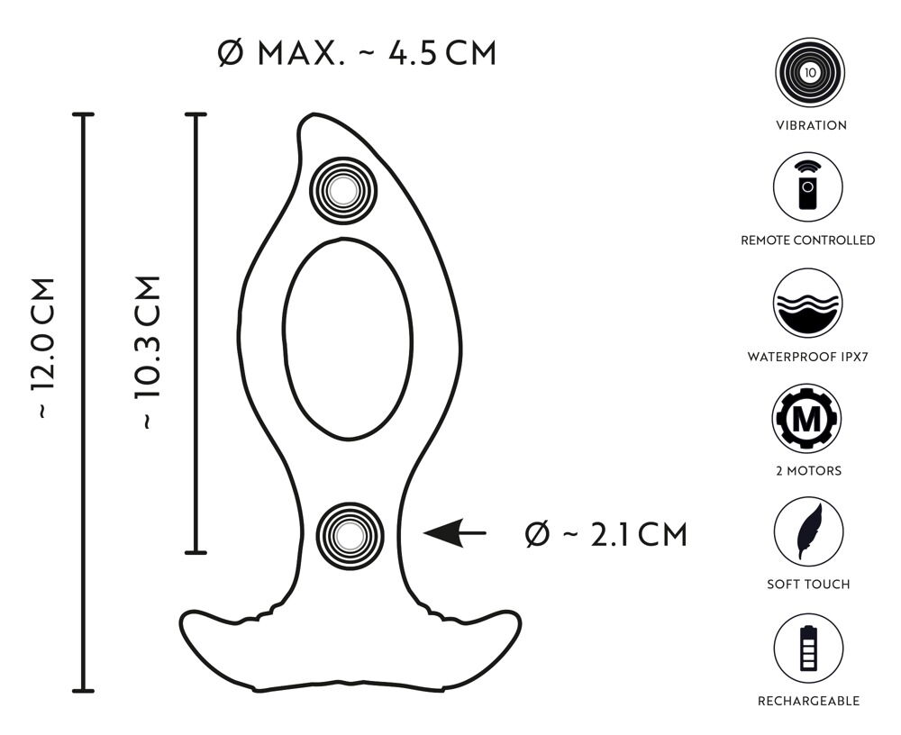 RC Butt Plug with a Hole